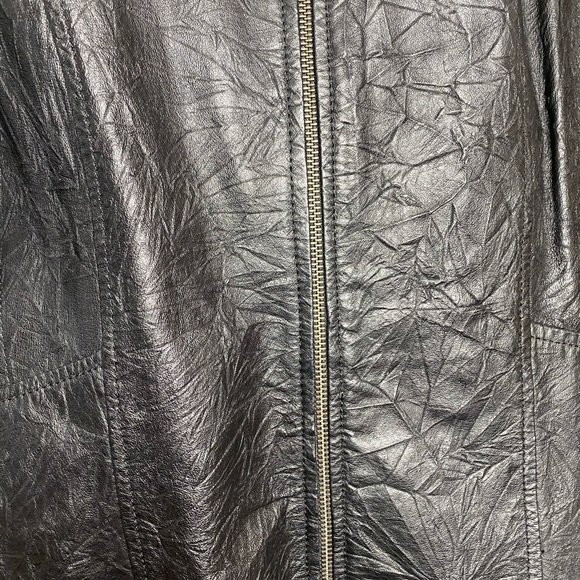 Danier Leather Black Jacket XL Like New - Picture 6 of 10